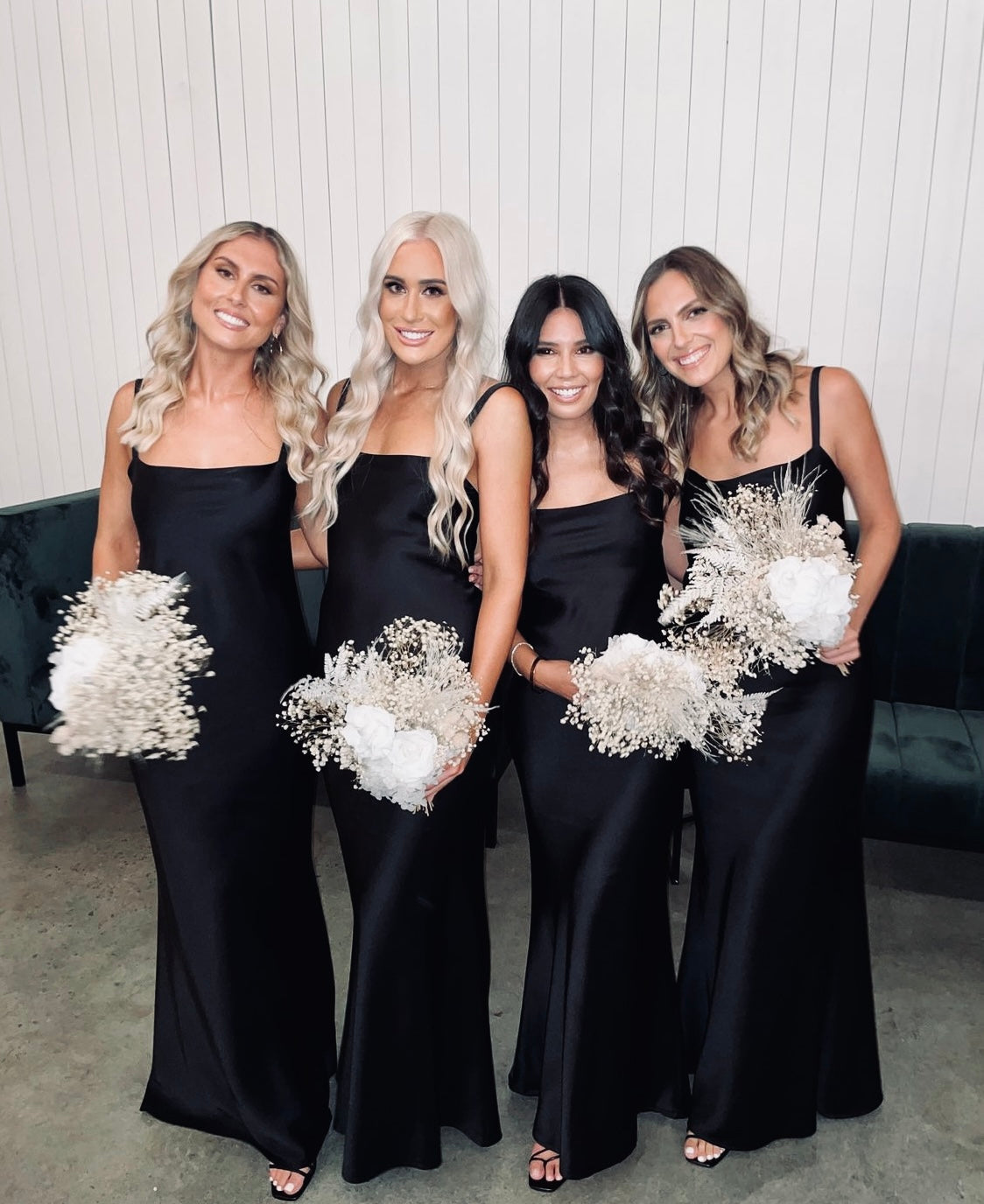 hexie bridesmaid dresses Loving these unconventional printed bridesmaid dresses! . . . #repost from @carlajenkins_designer